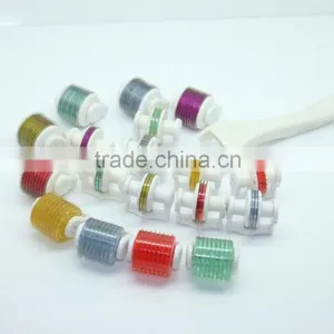Newest ! 4 in 1 Derma Roller 300/720/1200 Needles Stainless Micro Needle Therapy Derma Roller Dermaroller thumbnail-1