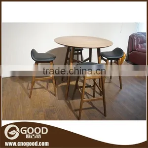 Cheap Price Rubber Wood Dining Table and Chair Set In Stock thumbnail-1