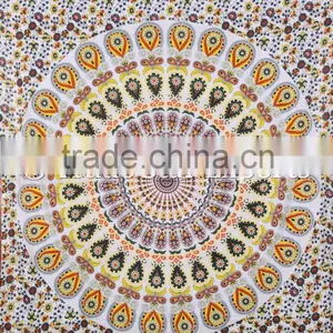 Ethnic Wall Hangings Indian Mandala Hippie Bohemian Wall Decoraiton Cotton Tapestry thumbnail-5