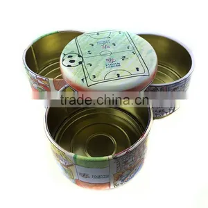 Delicacy Bread Round Metal Gift Tin Box Set thumbnail-1