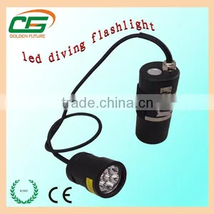 Li-ion Battery Led Diving Flashlight With Car Adapter thumbnail-1