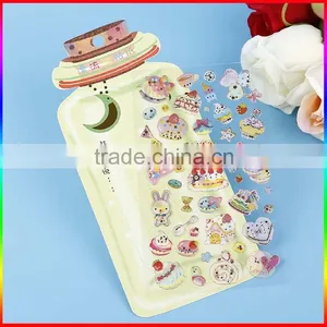 Digital Printed Color Pvc Sticker Fashion Cartoon Wall Sticker/bottle Sticker thumbnail-1
