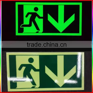 EXIT Sign Glow in the Dark Sticker thumbnail-1