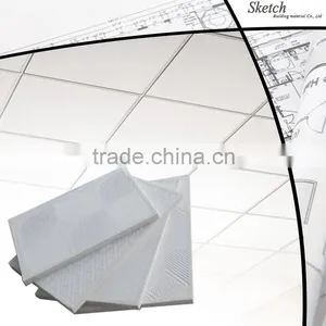 600X600 Commercial PVC Gypsum Ceiling Tile thumbnail-1