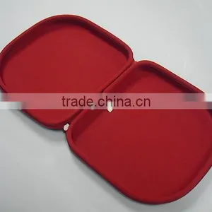 GC---20CM Length PU +jersey Fabric Cosmetic Cover Eva Bag thumbnail-1