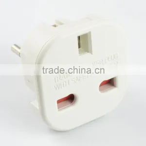 Hot Selling uk to Euro Plug Adapter CE Rohs thumbnail-1