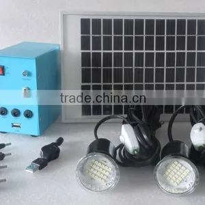 5W Solar Home Kit,solar LED Light,solar Indoor Light(light 2 Lamps and With USB Charge Mobile) thumbnail-1