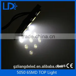 Car Styling dc 12v White Color 5050 6leds Car Top Light thumbnail-1