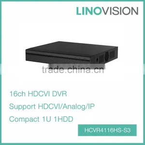 Compact 16CH 1U ONVIF 720P-Lite H.264+ HDCVI DVR , Support HDCVI/Analog/IP thumbnail-1