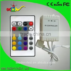 Hot Sale IR Remote LED Strip 24keys Simple RGB Led Controller thumbnail-1