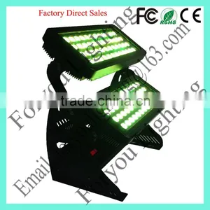 Factory Wholesale Outdoor IP65 Waterproof Rainproof Building City Color Light 96x15W RGBWA+UV 6-IN-1 LED Wall Washer thumbnail-5