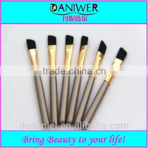 Wholesale Professional Angle Blending Brush With Gold Ferrule Angle Eyeshadow Brush thumbnail-1