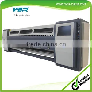 3.2 m Large Price Flex Banner Printer With Heads thumbnail-1