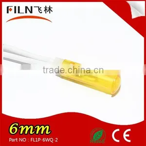 2015 Waterproof Plastic 6mm 230v Neon Led Mi-bulb Yellow Fire Extinguisher Indicator thumbnail-2