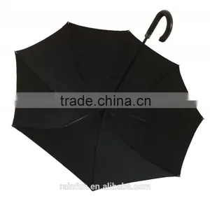Automatic Open Long Umbrella With Black Fiberglass Frame thumbnail-4