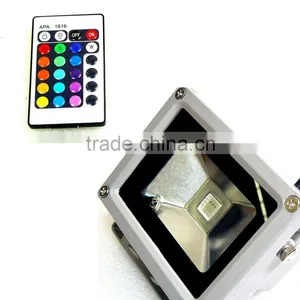Generic Colorful 10w RGB LED Flood Light Landscape Lamp + Remote Control thumbnail-1