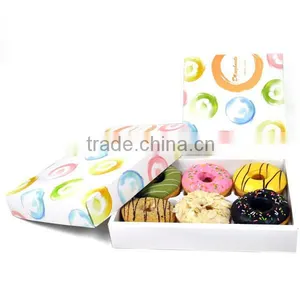 Orange Dream Paper Donut Packaging Boxe With Plastic Pallet thumbnail-1