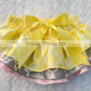 Fairy Kids Holiday Lastest Design Sweet Baby Wear Bloomer,New Fashion Solid Color Baby Bloomer,Baby Underwear thumbnail-5