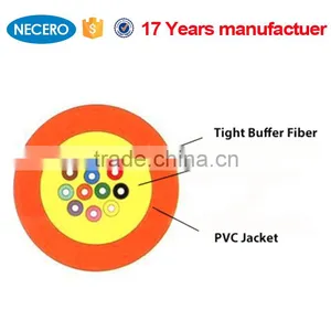 Indoor PVC/LSZH Jacket 48 Core Distribution Fiber Optic Cable thumbnail-1