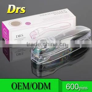 600 Pins Microneedling Derma Roller Micro Needle Roller for Stretch Marks and Celullite thumbnail-5