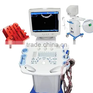 2015 Promote Trolley Mobile Type Ultrasound Scanner RUS-9000C With Convex Micro-convex Linear Rectal Transvaginal Probe Optional thumbnail-1