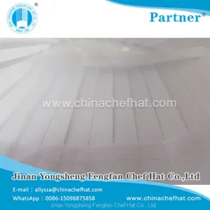80g Special White Non Woven Flat Top Cook Cap Disposable Chef Hat thumbnail-3