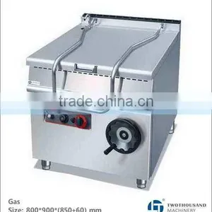 Gas Braising Pan - Tilted, 80 Liters, 81888 BTU, 140 KG, CE, TT-WE1324A thumbnail-1