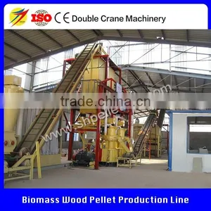 1000 Kg/H Wood Pellet Making Production Line Made in Shandong Double Crane Machinery thumbnail-5