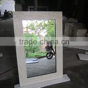 Sophisticated Design Mirror Frame With Mother of Pearl Inlaid Made in Vietnam thumbnail-5