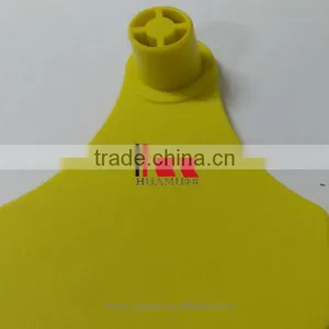 Yellow Ear Tag With Female Tag and Male Tag in Same Size 60*56 mm thumbnail-3