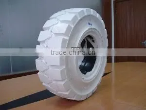 Forklift Solid White Tyre thumbnail-1