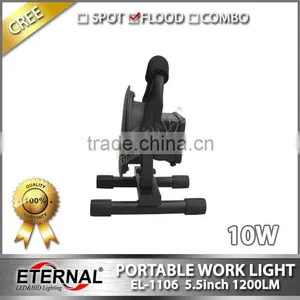 10W Roud 5.5" High Power Rechargeable Portable Led Work Light Outdoor Led Flood Light for Camping Emergency Use thumbnail-3