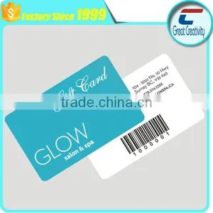 High Quality Thermal Printing Barcode CR80 Gift Loyalty PVC Card thumbnail-1