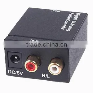 Digital to Analog Audio Converter Optical Coaxial RCA Toslink Digital Audio to L/R Analog Audio Converter Adapter thumbnail-3