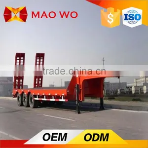 Transporter Made In China 3 Axles Low Bed Semi Trailer For Sale thumbnail-3