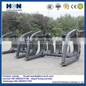 HCN BM06 LiuGong Wheel Loader Attachment Hydraulic Woods Grapple thumbnail-3