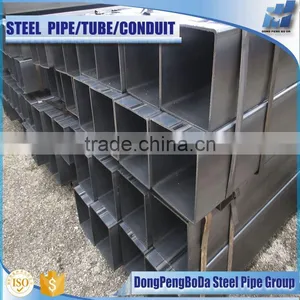 120*200*5.5mm Erw Black Square Steel Pipe Tube With Export Packing thumbnail-3