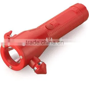 Portable Universal Emergency 1W High Power Led Flashlight Torch With Safe Hammer/led Flashlight thumbnail-2