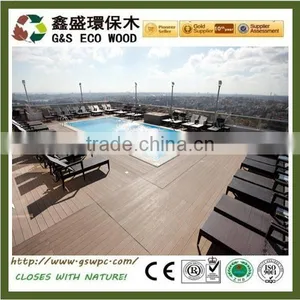 Outdoor Wpc Balcony Floor Covering Decking Cheap Decking Materials Anti-uv Wpc Decking thumbnail-1
