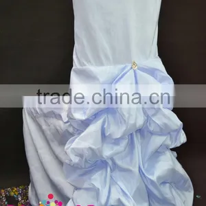 Baby Blue/round Back/banquet Chair Cover for Sale thumbnail-1