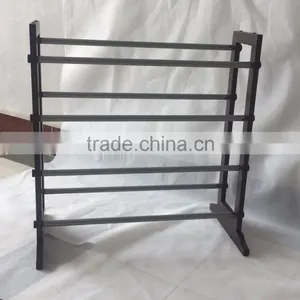Solid Wood 4 Tier Expandable Length Shoe Rack for 100cm Length Shoes Storage Organizer thumbnail-3