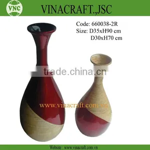 Decorative Spun Bamboo Vase thumbnail-1