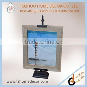 2017 New Style Antique Metal Wood Adjustable Photo Frame for Wholesale thumbnail-5