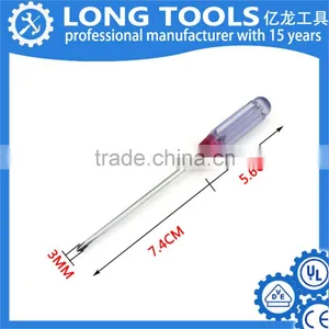 Slotted and Philips Plastic Screwdriver With Magnet Head thumbnail-3