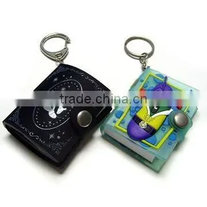 3D Pvc Keychain With Book thumbnail-1
