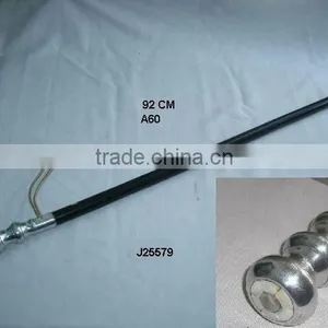 Aluminum Handle With Mother of Pearl Wooden Walking Stick thumbnail-1