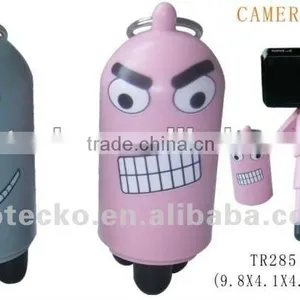 Plastic Cartoon Tripod Keychain thumbnail-1