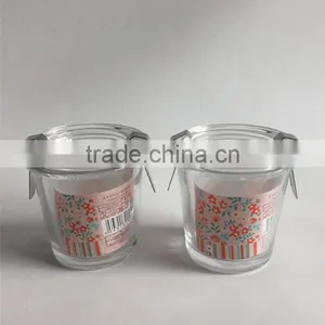 Strawberry Pattern Wholesale 115 ml Small Transparent Glass Bowl With Clip Lid,glassware thumbnail-1