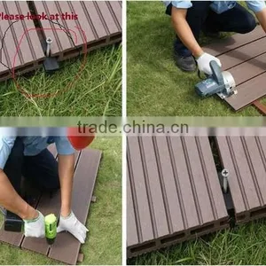 Wpc Hollow Outdoor Deck/wood Plastic Composite Board/plastic Skirting Board thumbnail-5