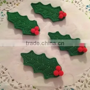 Hot Sell Felt Red Cardinals Mini Applique Made in China thumbnail-1